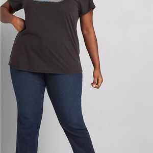 Lane Bryant Dark Denim Straight Leg Jean
